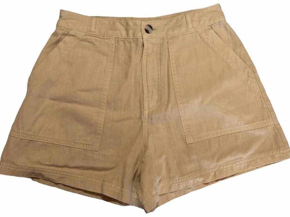 Universal Thread Utility Shorts Size 4 butter cream Cotton Pockets